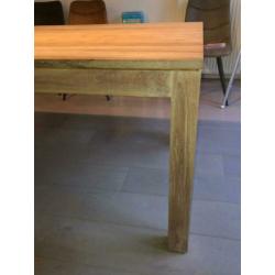 teak houten tafel 180x90x79(lxbxh)