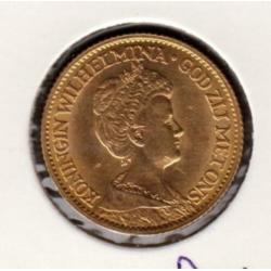 Gouden tientje 1911 Wilhelmina.