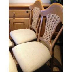 4 Zeer nette eiken eetkamer stoelen - Oisterwijk - goede zit