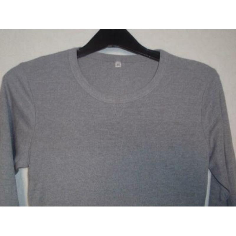 Maat m - grijs lange mouw tshirt
