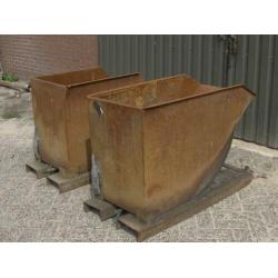 ?? Heftruck kiepbakken / kiepbak / afvalbak kantelbak / bak