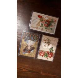 diverse oude romantische kaartjes