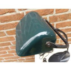 oude notarislamp bureaulamp met emaille kap