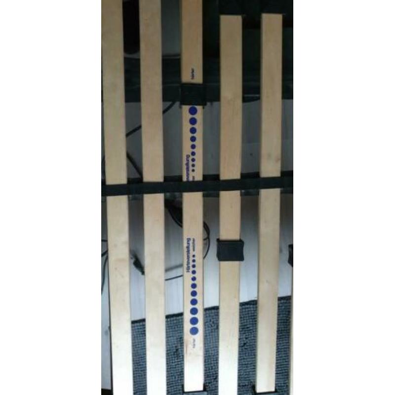 2 electrische verstelbare lattenbodems. 90x200