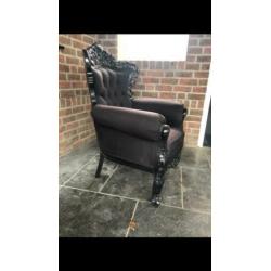 Mooie Queen Anne/Barok stoel/fauteuil....!