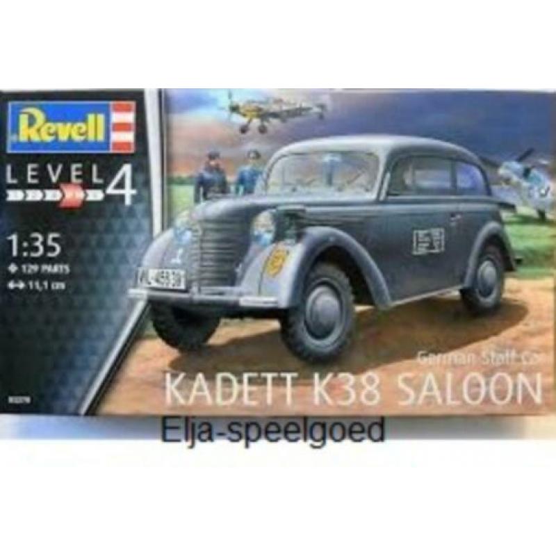 NIEUW Revell 1:35 German Staff CAR Kadet K-38 3270 modelbouw