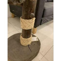 Massief eiken houten krabpaal