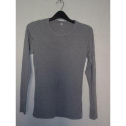 Maat m - grijs lange mouw tshirt