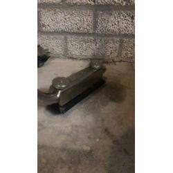 Rubberboot stuursysteem frame