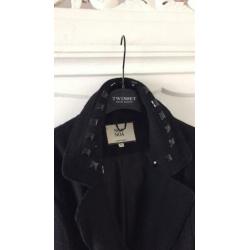Noa noa jas trenchcoat model wol stenen M