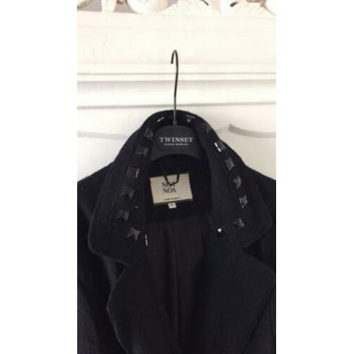 Noa noa jas trenchcoat model wol stenen M