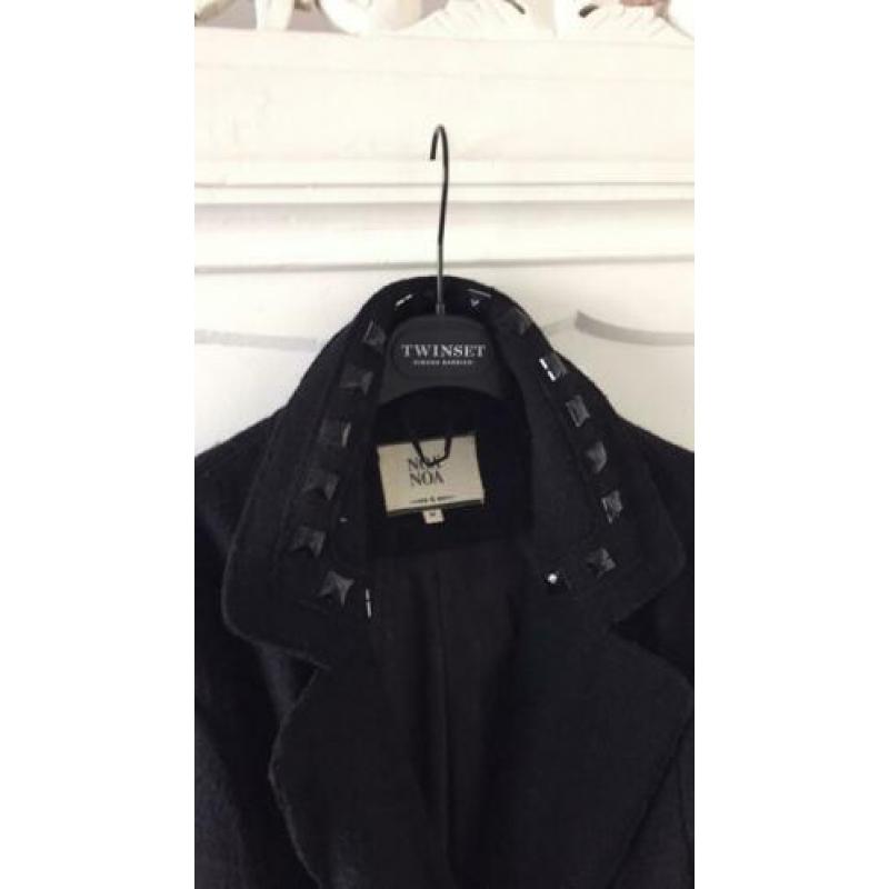 Noa noa jas trenchcoat model wol stenen M