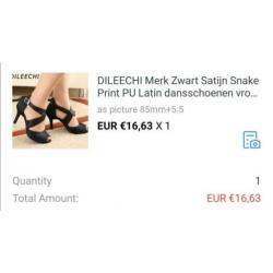 Mooie hakken, nieuw. Geschikt voor salsa en dansen. 8,5cm