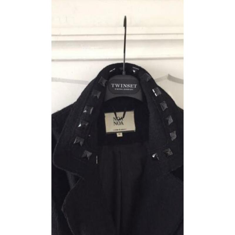 Noa noa jas trenchcoat model wol stenen M