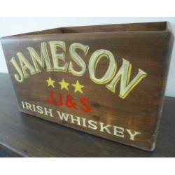 Vintage kist/krat/ Jameson Ierse whiskey/industrieel/mancave