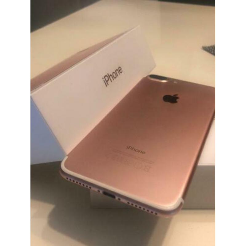 Iphone 7 plus 32gb rose gold zo goed als nieuw met bon