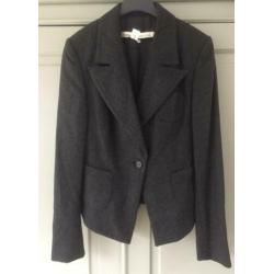 Mooie donkergrijze Erny van Reijmersdal blazer maat 38