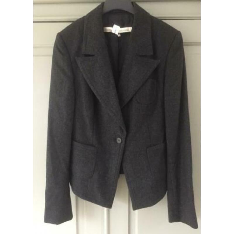 Mooie donkergrijze Erny van Reijmersdal blazer maat 38