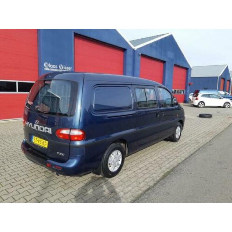 Hyundai H 200 2.5 DC lang 6 seater rolstoel vervoer