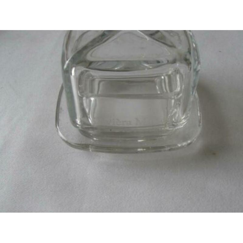 2 x Rivièra Maison kleine glazen botervloot 2 glazen zie fot
