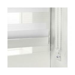 Duo Rolgordijn Cassette 70x130cm Wit Licht doorlatend.
