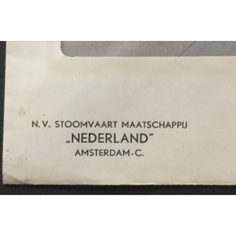 Envelop NV Stoomvaart Maatschappij Nederland met stempels