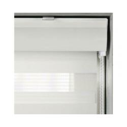 Duo Rolgordijn Cassette 70x130cm Wit Licht doorlatend.