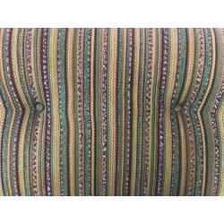 Vintage/retro Scandinavisch design fauteuil met leuke print