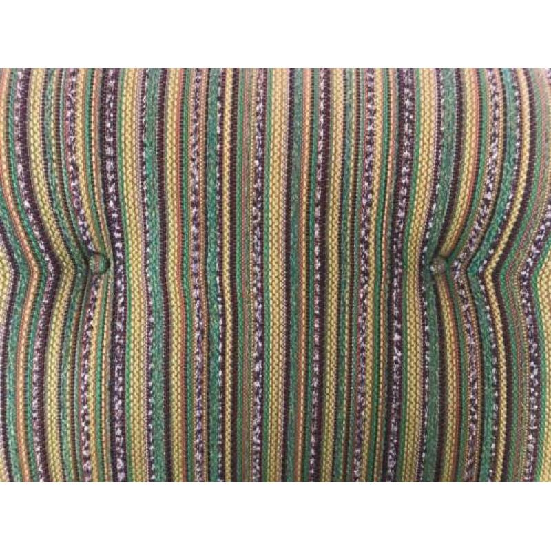 Vintage/retro Scandinavisch design fauteuil met leuke print