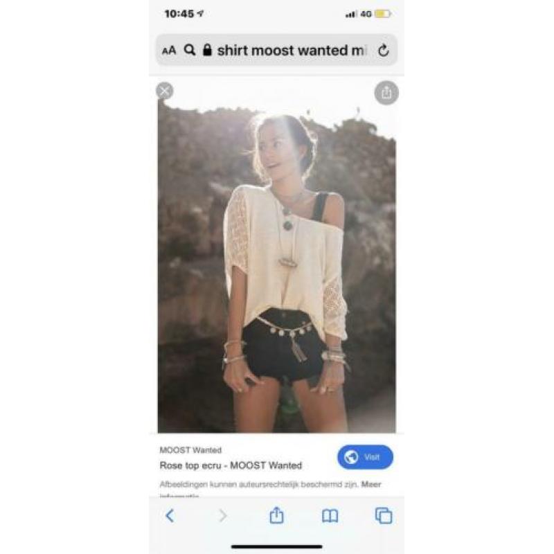 Moost wanted shirt m/L nieuw