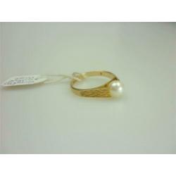 Ring goud met parel / Z6171