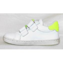 SHOESME maat 23 klitteband sneaker wit/geel gratis verzenden