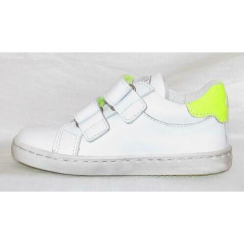 SHOESME maat 23 klitteband sneaker wit/geel gratis verzenden