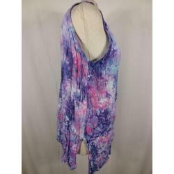 Vrolijk damesshirt.Roze/paars.Mt XL.Merk Mapa Mundo