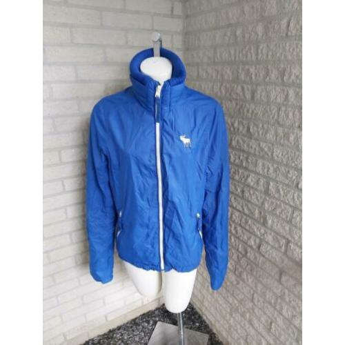 Blauwe jas van Abercombie&Fitch maat L