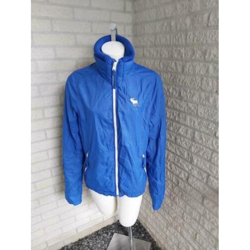 Blauwe jas van Abercombie&Fitch maat L