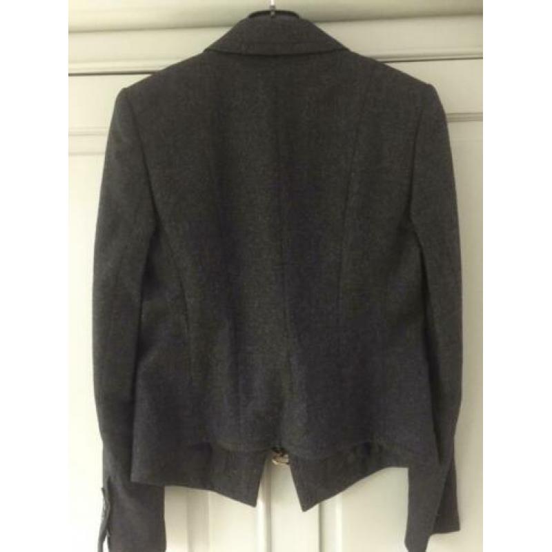 Mooie donkergrijze Erny van Reijmersdal blazer maat 38