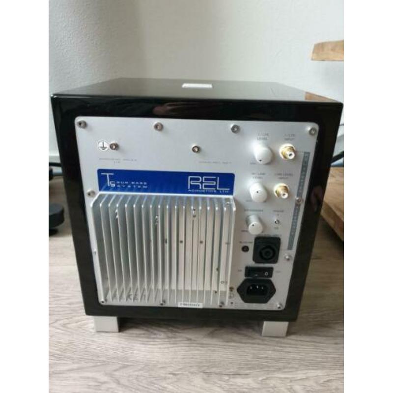 Rel T5 Hoogglans Zwart