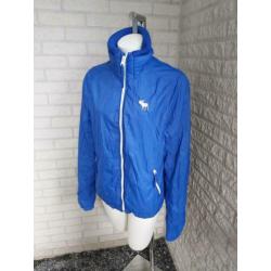 Blauwe jas van Abercombie&Fitch maat L