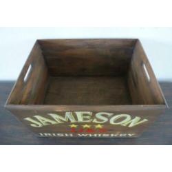 Vintage kist/krat/ Jameson Ierse whiskey/industrieel/mancave