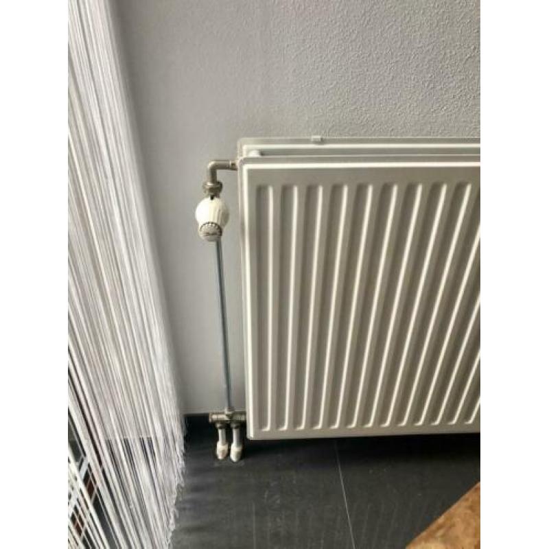 Dubbel plaat radiator 3 x ral 9010