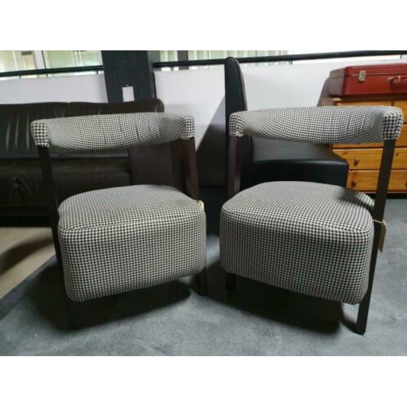 8 super leuke houndstooth clubfauteuils