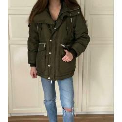 Nieuwe DSQUARED2 oversized dames jas IT: 38 maat S