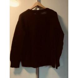 Maison Scotch trui donkerpaars aubergine maat S