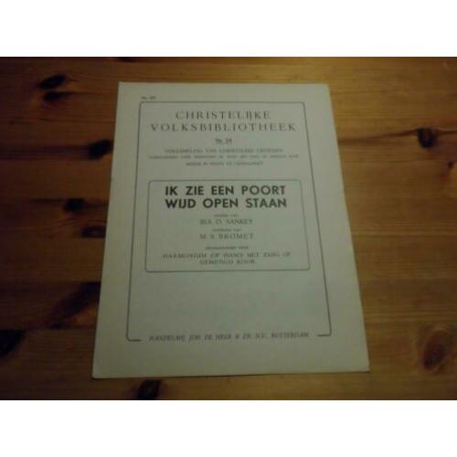 Ik zie een poort wijd open staan - Sankey / Bromet