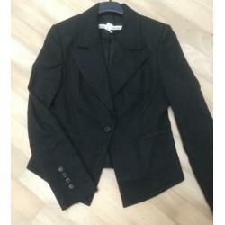 Mooie donkergrijze Erny van Reijmersdal blazer maat 38
