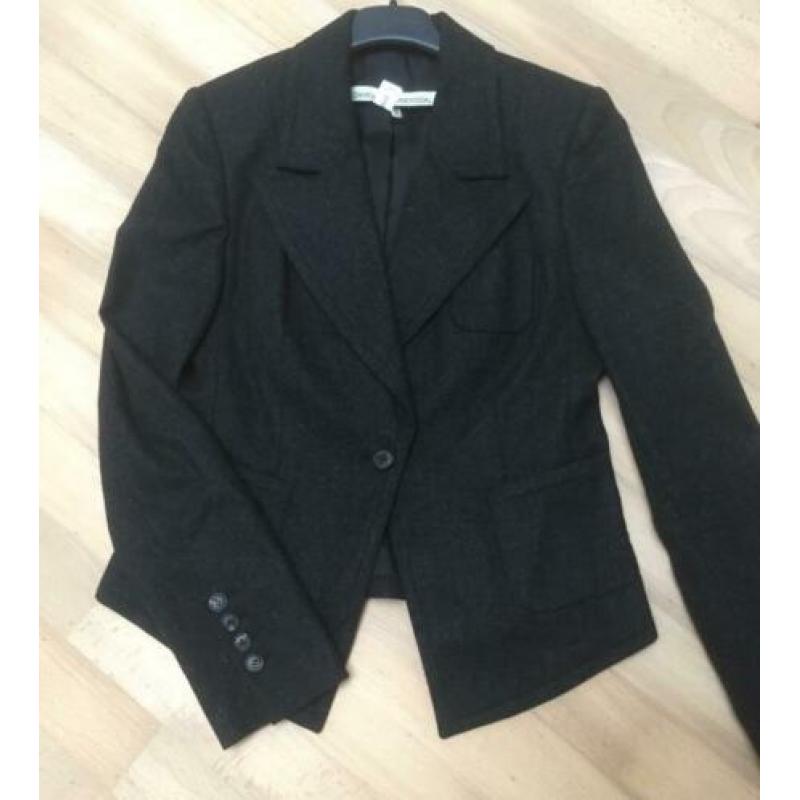 Mooie donkergrijze Erny van Reijmersdal blazer maat 38