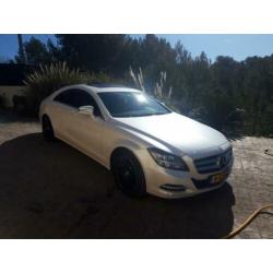 Dikke Mercedes CLS 350CDI *PARELMOER WIT* *BLIKVANGER*