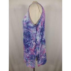 Vrolijk damesshirt.Roze/paars.Mt XL.Merk Mapa Mundo