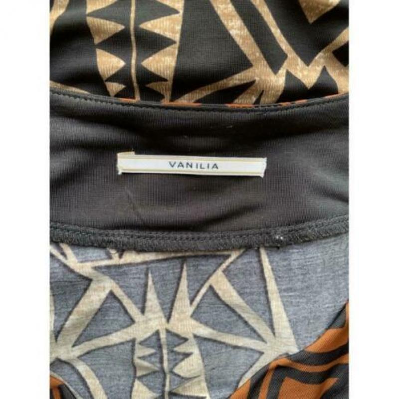 Vanilia prachtig stretch print jurkje - 38